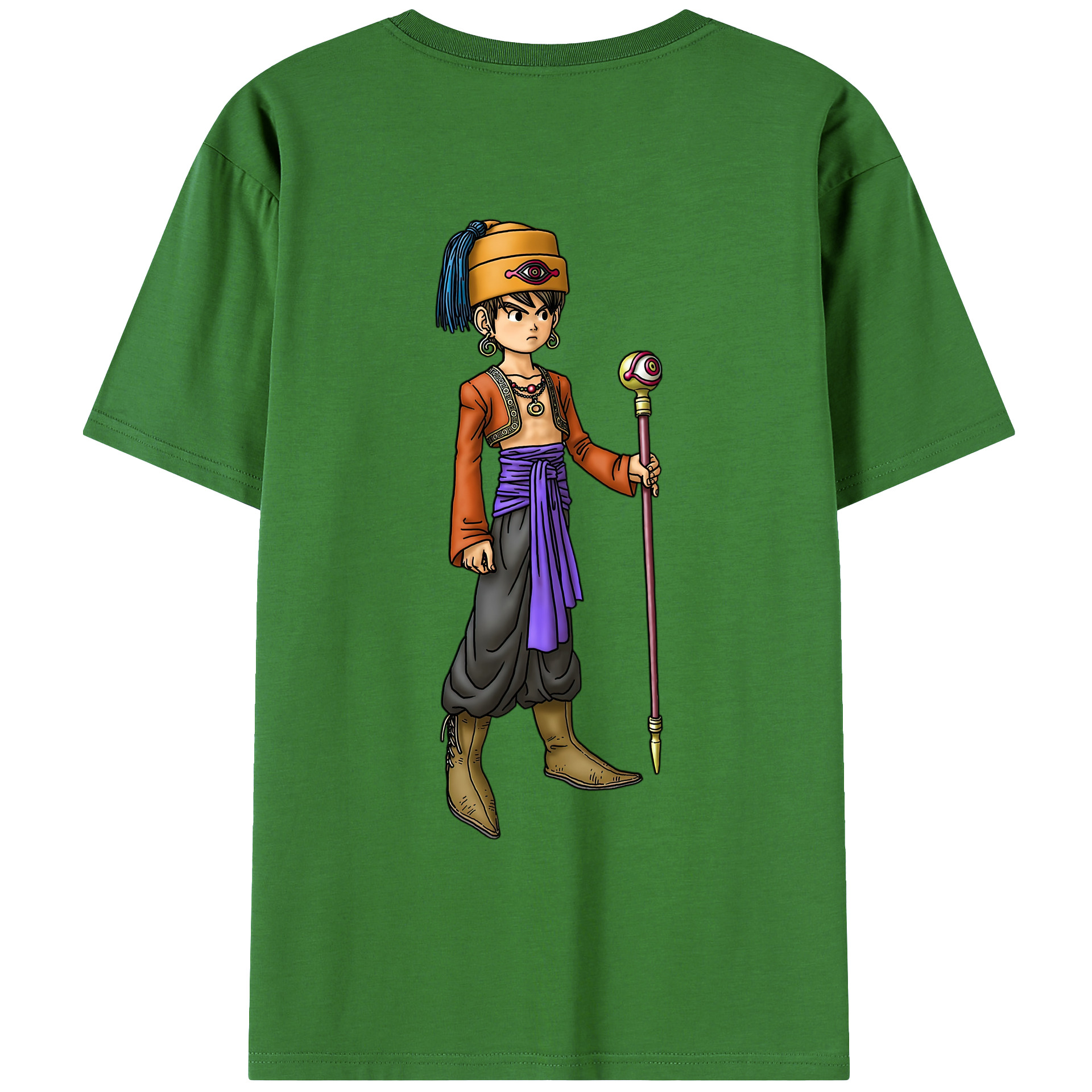 （画像用） ドラゴンクエスト Doragon Kuesuto Dragon Quest レディース半袖Tシャツ(バックプリント)